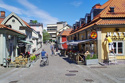Uteserveringar i Västerås. Foto: Mostphotos